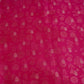 Pink Floral Zari Boota Dupion Silk Tissue Fabric YHF-32852
