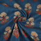 Blue check Print Cotton Dobby Fabric AFI-29529