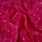 Pink Floral Zari Boota Dupion Silk Tissue Fabric YHF-32852