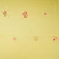 Lemon Yellow floral embroidery Mul Chanderi Fabric DC-29683