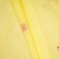 Lemon Yellow floral embroidery Mul Chanderi Fabric DC-29683