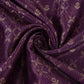 Purple Jaal Dupion Silk Tissue Fabric YHF-32859