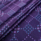 Royal Blue Geometrical Bandhani print Bemberg Modal Silk Fabric KTP-31423