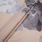 Beige floral print Modal Silk Fabric MTF-31489
