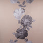 Beige floral print Modal Silk Fabric MTF-31489