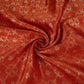 Orange Jaal Dupion Silk Tissue Fabric YHF-32857