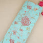 Sky Blue Aari embroidery Mul Chanderi Fabric DC-29680