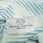 White & Blue Stripes Print Cotton Fabric 11289