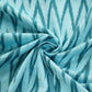 Blue Dark Blue Ikkat Print Cotton Fabric 16338