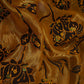Antique Gold Applique Work Tissue Fabric YHF-32813