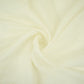 Off White Floral Mirror Embroidery Pure Banaras Mul Chanderi Fabric SGS-30704