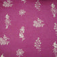 Magenta thread embroidery Pure Linen Fabric SN-31244