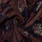 Purple Applique Work Tissue Fabric YHF-32814