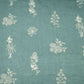 Dusty Denim thread embroidery Pure Linen Fabric SN-31245
