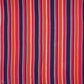 Multicolor Stripes Print Natural Crepe Fabric 21048