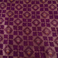 Purple Floral Jaal Dupion Silk Tissue Fabric YHF-32829