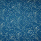 Denim Blue thread embroidery Pure Linen Fabric SN-31240