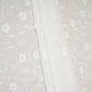 White Dyeable 3D embroidery Cotton Fabric AF-29688