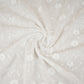White Dyeable 3D embroidery Cotton Fabric AF-29688