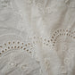 White Dyeable Schiffli embroidery Cotton Fabric AF-29687