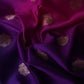 Magenta 4D Boota Dupion Silk Fabric YHF-32848