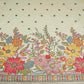 Off White Multicolor Floral Embroidery Pure Banaras Mul Chanderi Fabric SGS-30702