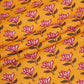 Mustard Yellow Handblock Print Cotton Fabric PB-29722