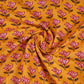 Mustard Yellow Handblock Print Cotton Fabric PB-29722