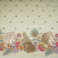 Off White Multicolor Floral Embroidery Pure Banaras Mul Chanderi Fabric SGS-30701