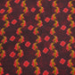 Maroon Floral Print Natural Crepe Fabric 