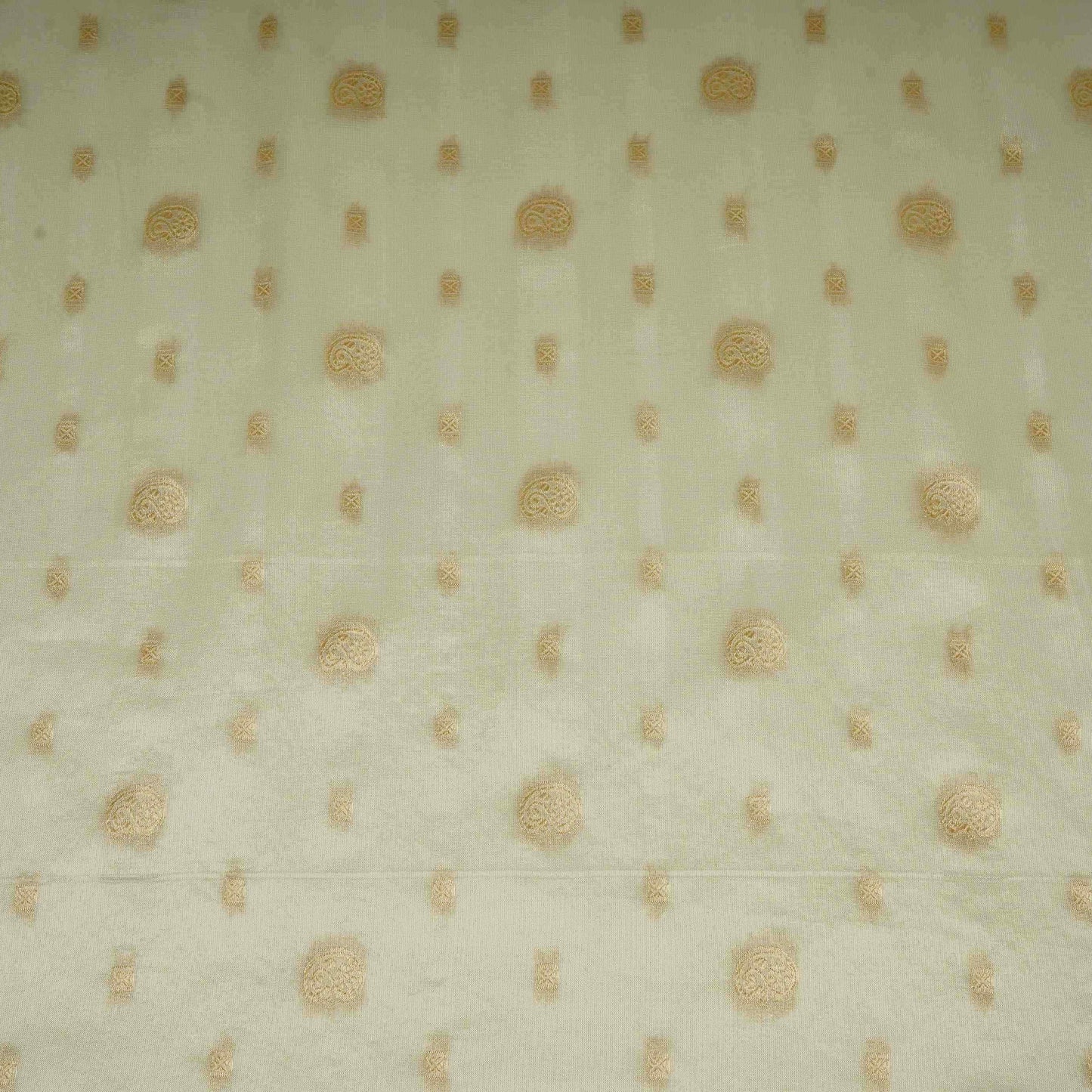 Golden Buti Kanjivaran Silk Fabric MTI-31227