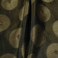 Black Zari Buta Dupion Silk Tissue Fabric YHF-32821