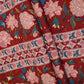 Red & Maroon Kalamkari Print Cotton Fabric PB-29739