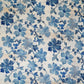 Ivory floral print Silk Satin Fabric NVC-31562