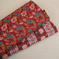 Red & Maroon Kalamkari Print Cotton Fabric PB-29739