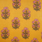 Yellow Floral Block Print Cotton Fabric PB-29725