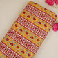 Yellow with Maroon Ajrakh Print Cotton Fabric PB-29726
