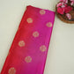 Rani Pink 4D Boota Dupion Silk Fabric YHF-32851