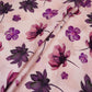 Off White floral print Silk Satin Fabric NVC-31568