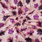 Off White floral print Silk Satin Fabric NVC-31568
