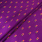 Purple small buti floral print Silk Satin Fabric NVC-31560