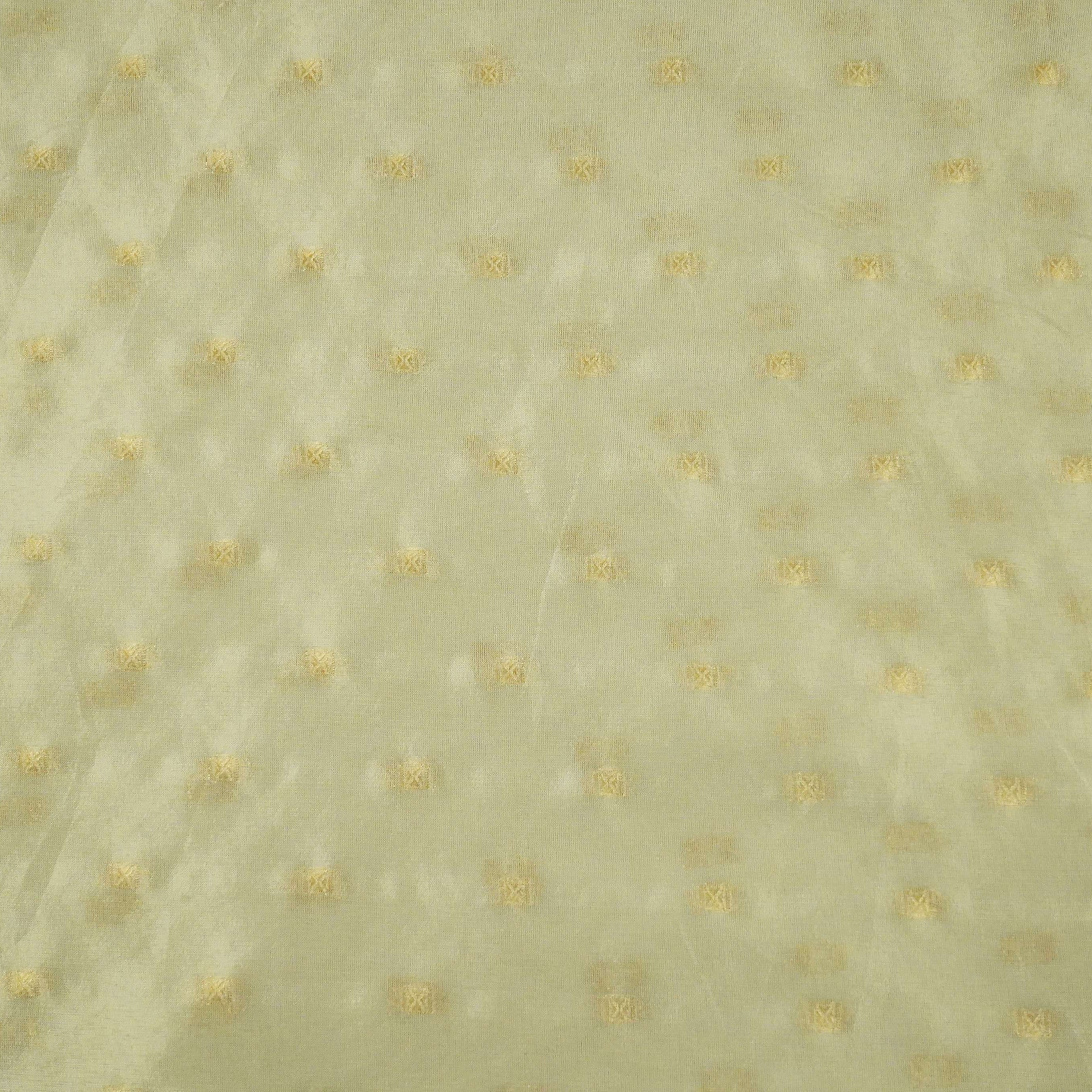 Golden Buti Kanjivaran Silk Fabric MTI-31223 - TradeUNO