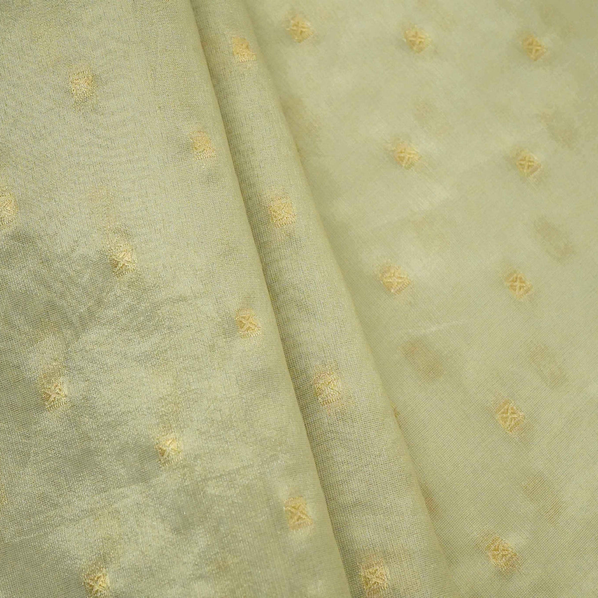Golden Buti Kanjivaran Silk Fabric MTI-31223 - TradeUNO
