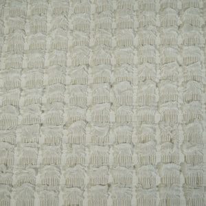 Light Grey Embrossed Imported Knitted Lycra Fabric