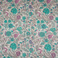 Cream Floral Foil Print Cotton Fabric PB-29697 - TradeUNO