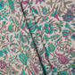 Cream Floral Foil Print Cotton Fabric PB-29697 - TradeUNO