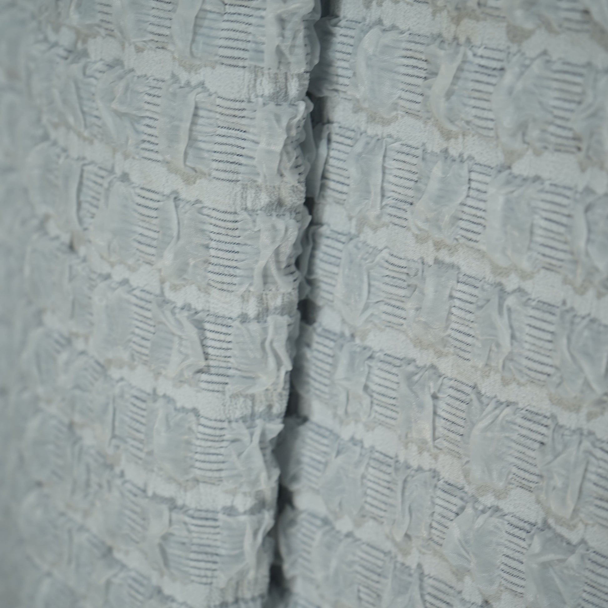 Light Purple Embossed Imported Knitted Lycra Fabric