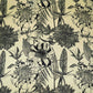 Cream floral print Silk Satin Fabric NVC-31567