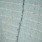 Light Blue Embossed Imported Knitted Lycra Fabric