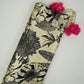 Cream floral print Silk Satin Fabric NVC-31567